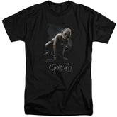 Lord Of The Rings Gollum Men's 18/1 Tall Cotton Short-Sleeve T-Shirt